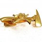 Goldtone Firemans Hat & Ax Tie Clasp By HOOK FAST 71417