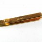 Vintage Gold Tone Tie Clasp By SWANK 8416