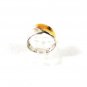 Sterling Silver & Gold Tone Fashion Ring Sz 7 By MR 53116