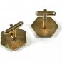 Vintage 1950's Goldtone & Lucite Cufflinks by SWANK 10115