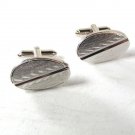 Vintage Silver Tone Cufflinks By SHIELDS 81316