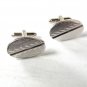 Vintage Silver Tone Cufflinks By SHIELDS 81316