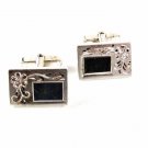 Sterling Silver Monogrammable Cufflinks By ANSON 3616