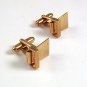 Vintage Odd Goldtone Cufflinks By FLEX LET QUALITY 5917