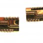 1950's - 60's Goldtone Dressy Cufflinks by ANSON 22916