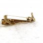Vintage Goldtone Bowling Ball & Pin Tie Clasp 72417