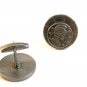 Vintage Silver Tone Greek / Roman Athena / Venus Cufflinks