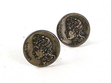 Vintage Louis XIV Silver Tone Cufflinks By SWANK 111216