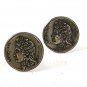 Vintage Louis XIV Silver Tone Cufflinks By SWANK 111216