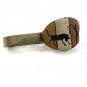 Vintage Alpaca Silver Bull Fighter Matador & Bull Tie Clasp 7717