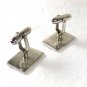 Vintage Sterling Silver Monogrammable Cufflinks by ANSON 31116