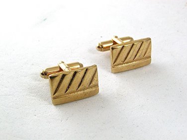 Vintage Goldtone Cufflinks 82217d