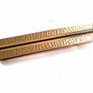 Vintage Goldtone & Black Tie Clasp By SWANK 91017