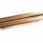 Vintage Goldtone & Black Tie Clasp By SWANK 91017