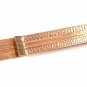 Vintage Goldtone & Black Tie Clasp By SWANK 91017