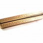Vintage Goldtone & Black Tie Clasp By SWANK 91017