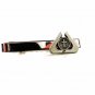 Silvertone White Cross Tie Clasp Unbranded 32116