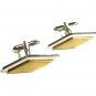 Silver Tone & Gold Tone Cufflinks by ANSON 102715