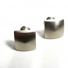 Modern Steel Silver Tone Cufflinks Unbranded 102915