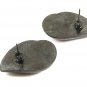 Vintage 925 Sterling Silver Leaf Earrings 81417