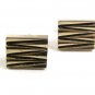 Vintage Goldtone Rectangle Cufflinks 101717