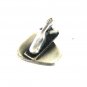 Vintage Silvertone Lion Passant Tie Clasp Unbranded 31816