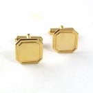 Vintage Goldtone Cufflinks 6217