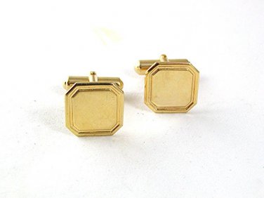 Vintage Goldtone Cufflinks 6217