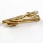 Vintage 1960's Goldtone & Tiger Eye Tie Clasp By S in Shield 91117