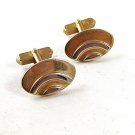 Vintage Gold Tone Cufflinks By SWANK 93016