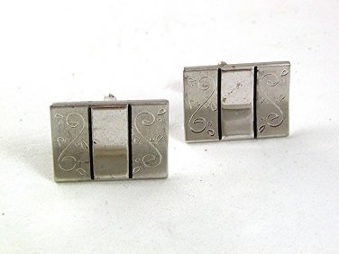 Vintage Silvertone Cufflinks By ANSON 53017