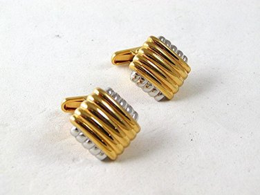 Gold Tone & Silver Tone Cufflinks 102616