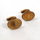 New Old Store Stock Edwardian / Victorian Gold Tone Cufflinks 92416c
