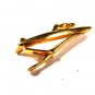 Great Looking Goldtone Airplane Plane Tie Clasp Unbranded 81215