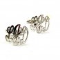 Vintage Sterling Silver Initials L & D Cufflinks By ANSON 33117