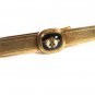 Art Deco 1930's - 40's Gold Tone & Black Shriners Tie Clasp By HAYWARD 11116