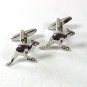 Silver Tone Kangaroo Cufflinks 7116