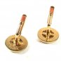Goldtone & Black Ships Wheel Cufflinks By SWANK 42116