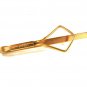 Vintage Long & Thin Goldtone Tie Clasp By SWANK 42816