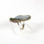 Southwest Silver Tone & Blue Ring Size 6 1/4 Unbranded 51216