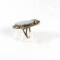 Southwest Silver Tone & Blue Ring Size 6 1/4 Unbranded 51216