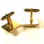 1950's - 70's Gold Tone & Faux Pearl Cufflinks by SWANK 111615