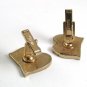 Vintage Silvertone Black Comedy Tragedy Theatre Cufflinks By SWANK 81217