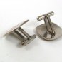 1970's Ladies Silver Tone Initals Cufflinks 3917