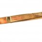 1950's Mid Century Gold Tone & Blue Tie Clasp by ANSON.111715