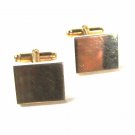 Goldtone Square Cufflinks By FLEX-LET QUALITY USA 42616
