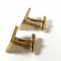 Goldtone Square Cufflinks By FLEX-LET QUALITY USA 42616