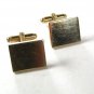 Goldtone Square Cufflinks By FLEX-LET QUALITY USA 42616