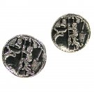 Silver Tone Romeo Juliet Poor Version Elopement Cufflinks Unbranded 122315