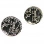 Silver Tone Romeo Juliet Poor Version Elopement Cufflinks Unbranded 122315